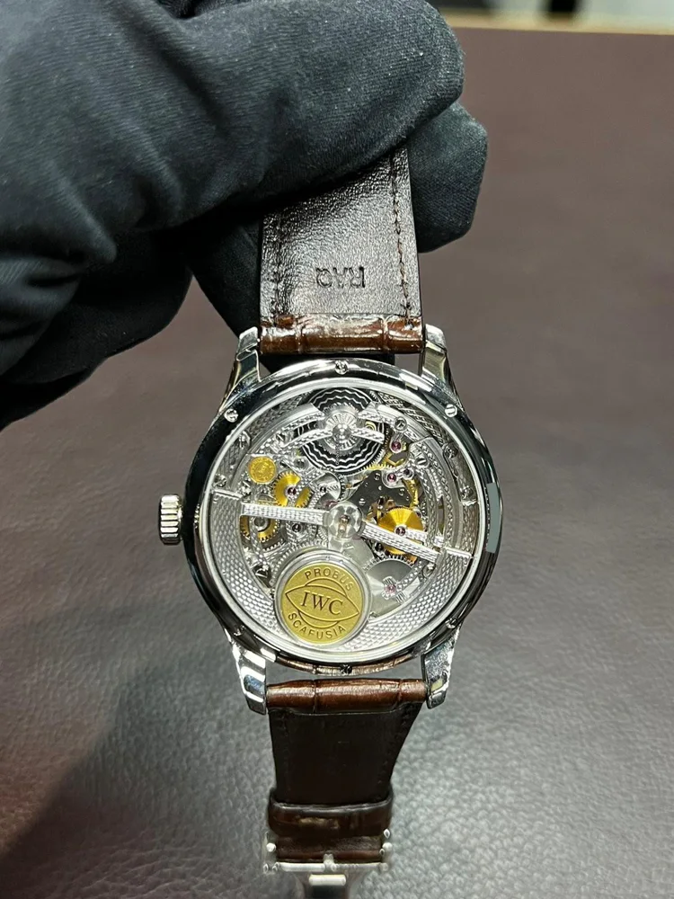 IWC Portuguese Tourbillon Mystere Squelette
